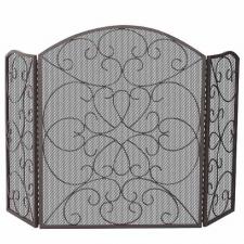 Bronze Fireplace Screen