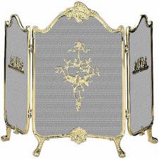 Solid Brass Fireplace Screen