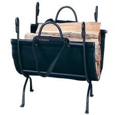 Black Log Holder With Canvas Carrier Uniflame w-1866