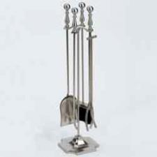 Satin Nickel Fireplace Tools